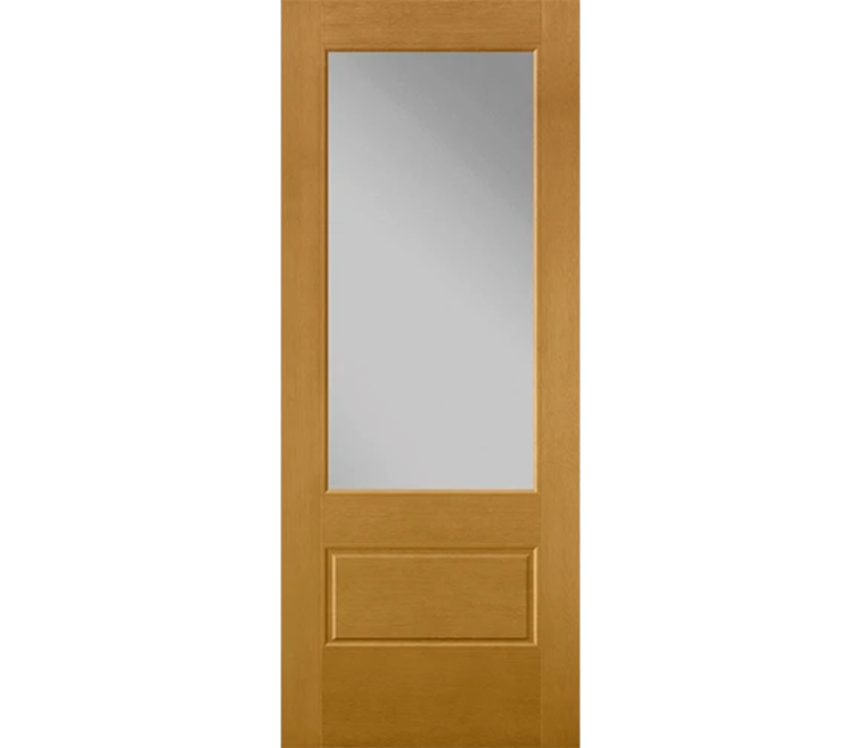 Vail 3 Quaters Light Fiberglass Entry Door