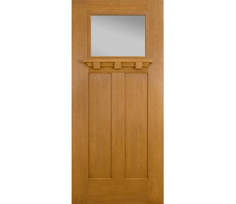 Vail Craftsman Light Fiberglass Entry Door