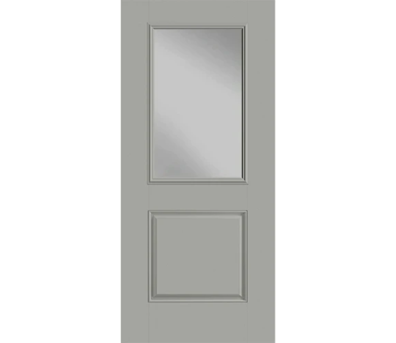 Vail Half Light 1 Panel Fiberglass Entry Door