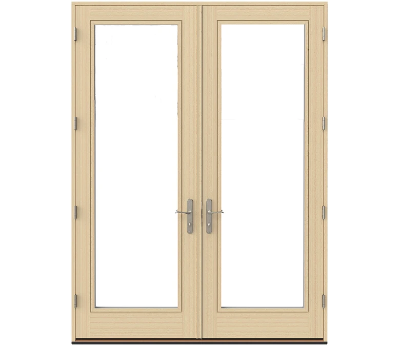 Vail Pella Lifestyle Series Wood Double Hinged Patio Doors