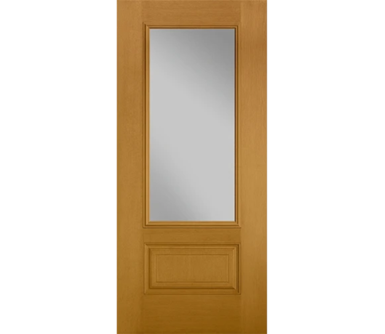 Vail Three Quaters light Fiberglass Entry Door