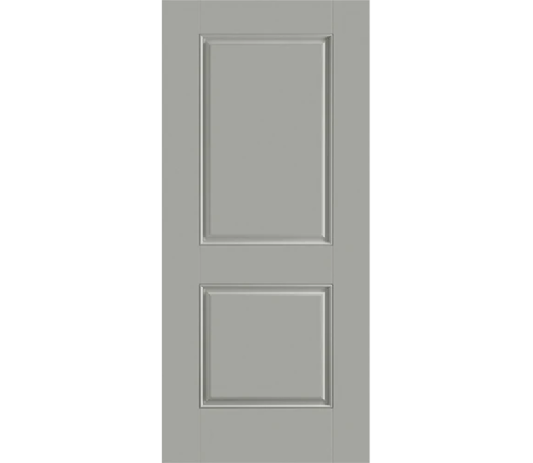 Vail Two Panel Square Fiberglass Entry Door